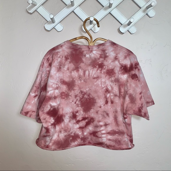 Pink Floyd Graphic Band Tee Dark Side of the Moon Pink Tie Dye Rainbow C… - Picture 3 of 8